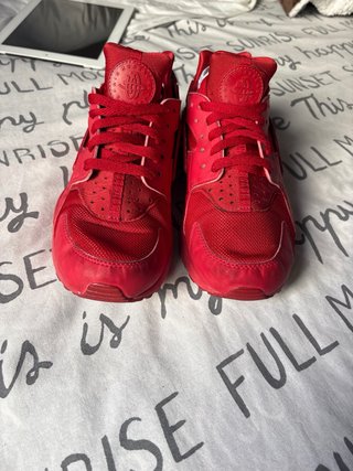 Nike Air Huarache Run Zapatillas Rojas Talla 41