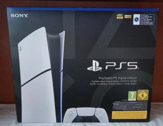 PS5 Digital Edition 1TB Blanca Con caja y 1 mando.