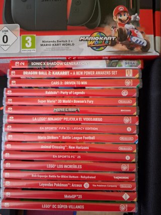Nintendo Switch 2 + 5 Juegos (Garantía 2 años)