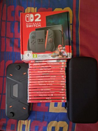 Nintendo Switch 2 + 5 Juegos (Garantía 2 años)