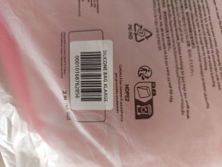 Bolsa de silicona Tupperware rosa
