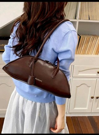 Borsa a spalla FAFANI marrone donna
