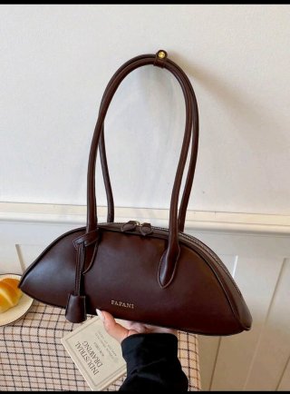 Borsa a spalla FAFANI marrone donna
