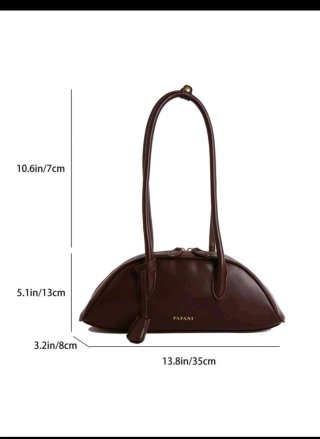 Borsa a spalla FAFANI marrone donna