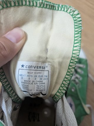 Zapatillas Converse All Star Talla 39 Verdes
