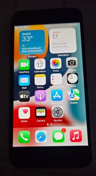 iPhone 6S con 32GB Gris/Plata