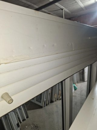 Balconera aluminio Climalit 140x230alto