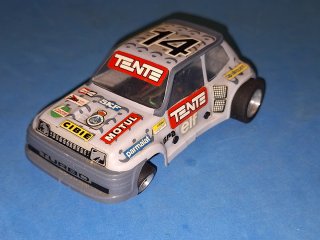 Scalextric Exin SRS Renault 5 Turbo Tente