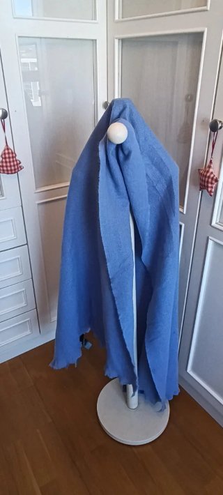 Bufanda azul Parfois con estrella decorativa