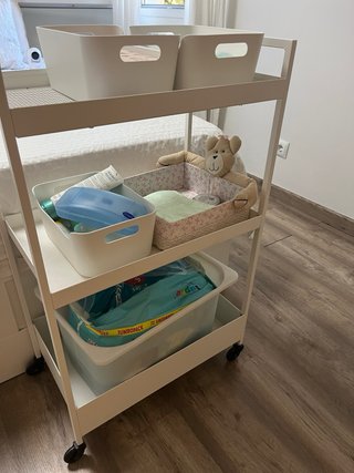 Carrito multiusos Ikea blanco 30, fondo 51 de alto