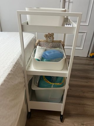 Carrito multiusos Ikea blanco 30, fondo 51 de alto