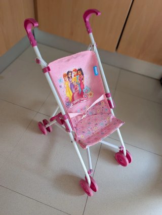 Cochecito Muñeca Plegable Paraguas Disney Princesa