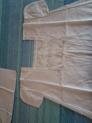 Camicia da notte antica con mutandine