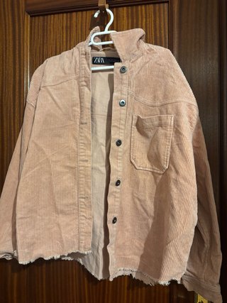 Chaqueta Zara Pana Rosa