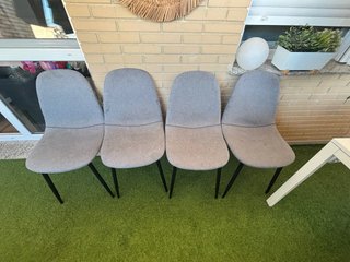 Juego de 4 sillas de comedor