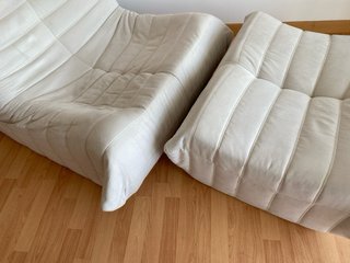 Sillón Togo Beige con Reposapiés