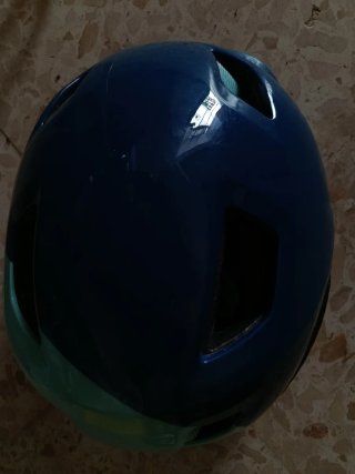 Casco de bici azul BTWIN