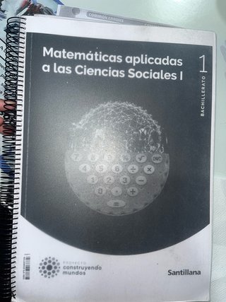 Matemáticas aplicadas a las Ciencias Sociales I...