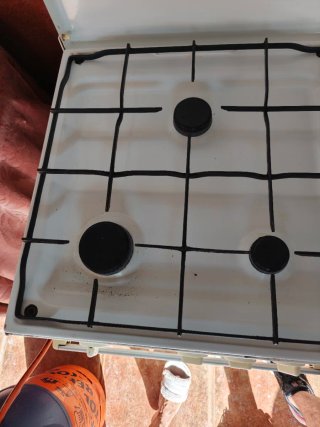 Placa de gas con horno
