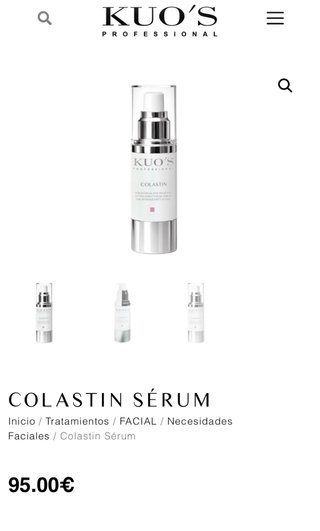Sérum Colastin KUO'S PROFESIONAL Valorado en 95€