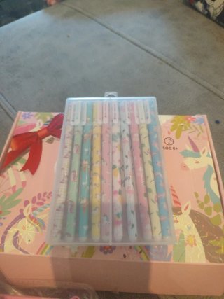 Caja Unicornio: Estuche, Pegatinas y Lápices