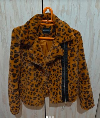 Abrigo pelo leopardo Brave Soul