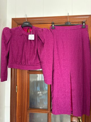 Traje falda y blusa Blanca Martín Talla M