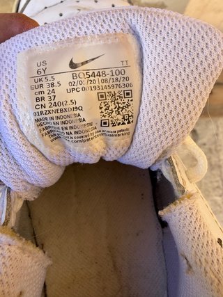 Zapatillas Nike Blancas Talla 38.5
