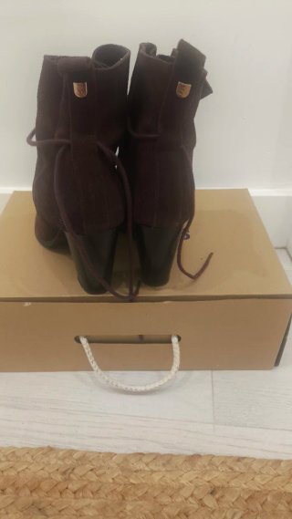 Botines Salsa Burdeos Talla 41