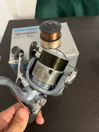 Carrete Shimano Catana 4000RA, para pesca