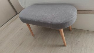 Banco tapizado marca Maisons du Monde