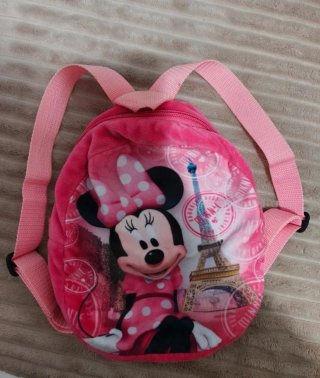 Mochila Minnie Mouse infantil rosa