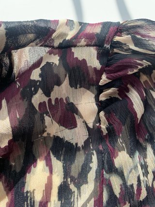 Vestido Zara mini estampado talla XS