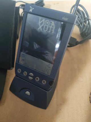 Handspring Visor PDA con funda negra