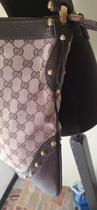 Borsa Gucci marrone multicolore