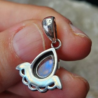 Colgante Plata 925 Piedra Luna