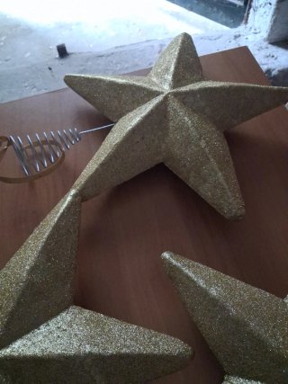 Stelle Natalizie Oro (3 pezzi)