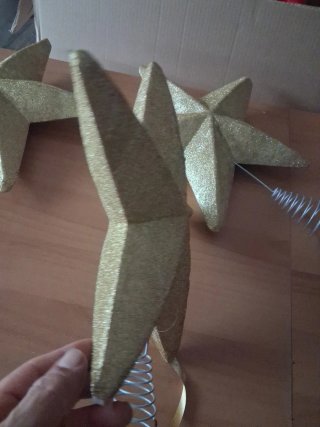 Stelle Natalizie Oro (3 pezzi)