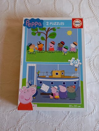 Puzzles Peppa Pig. 2 Puzzles Educa 20 Piezas