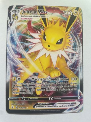 Carta Pokémon Jolteon VMAX