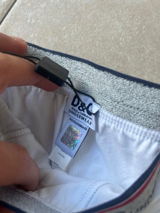 Bóxer D&G Blanco Talla M Nuevo con Etiqueta y caja
