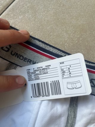 Bóxer D&G Blanco Talla M Nuevo con Etiqueta y caja
