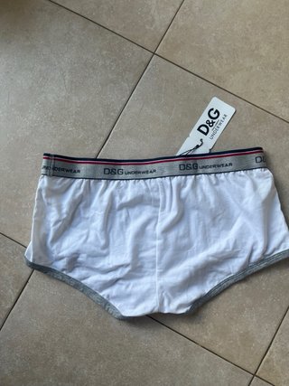 Bóxer D&G Blanco Talla M Nuevo con Etiqueta y caja