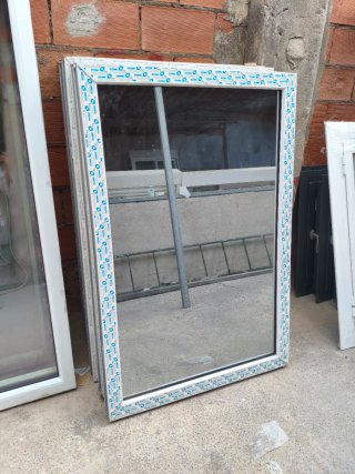 4 Fijos PVC Cristal Espejo Espía Triple Vidrio
