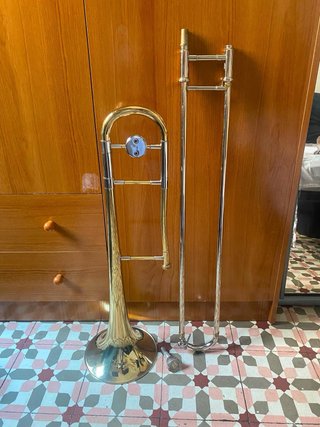 Trombón Thomann con funda