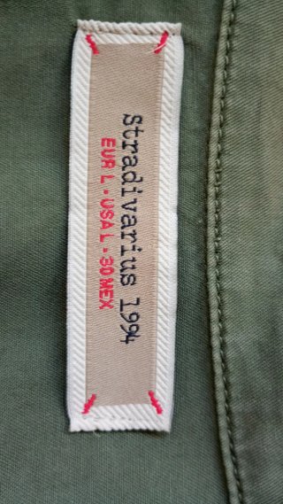 Camisa Stradivarius verde militar