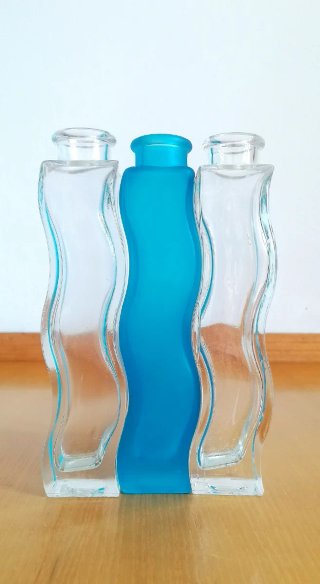 Tris vasetti vetro vintage Ikea