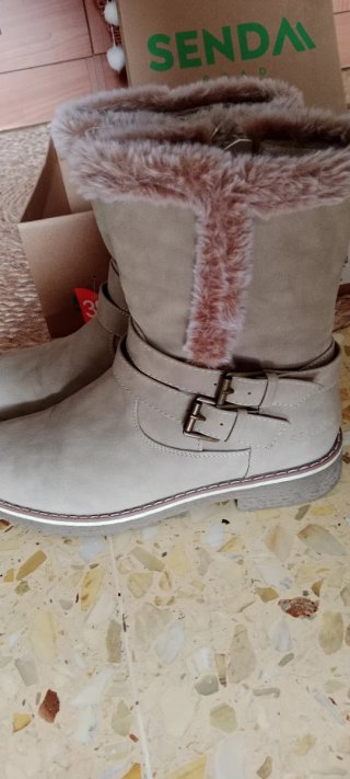 Botines beige