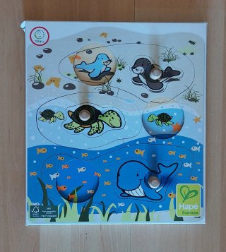 Lote 3 Puzzles Madera Hape Eco-Planet (+10m)