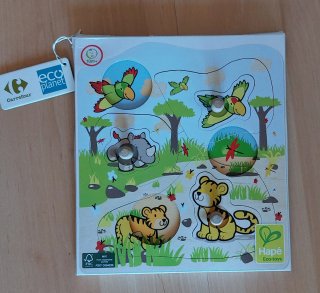 Lote 3 Puzzles Madera Hape Eco-Planet (+10m)